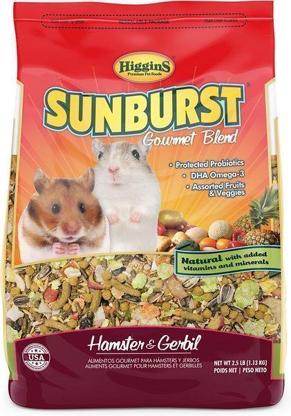 Higgins Sunburst Gourmet Blend Gerbil & Hamster Food -New in Box