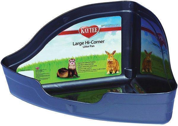 Kaytee Hi-Corner Small Animal Litter Pan, Large, Color Varies -New in Box