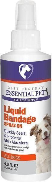 21st Century Essential Pet Liquid Bandage Spray For Dogs, 4-oz -New in Box