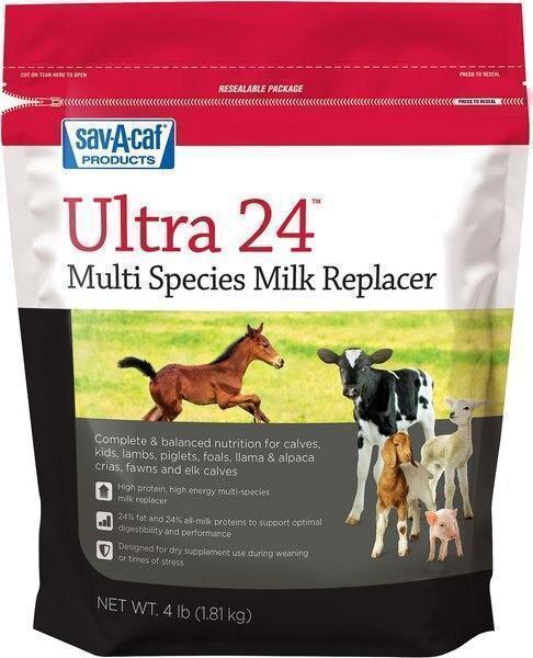 Sav-A-Caf Ultra 24 Multi Species Milk Replacer -New in Box
