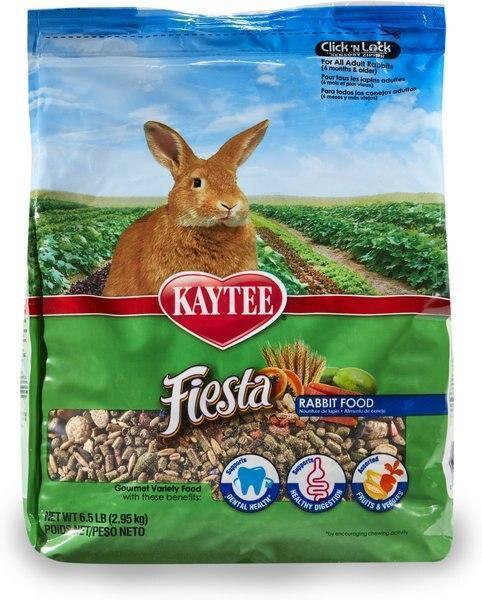 Kaytee Fiesta Gourmet Variety Diet Rabbit Food -New in Box